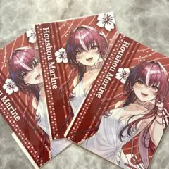 3枚セット★ホロライブ　DMMスクラッチくじ　宝鐘マリン ブロマイド 船長