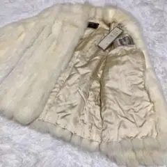 未使用品✨サガフォックス リアルファー 毛皮 シャドーフォックス 銀サガ 11号