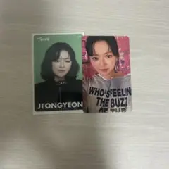 JEONGYEON タレントカード 2枚セット