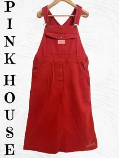 PINK HOUSE ジャンパースカート オーバーオール サロペット 古着