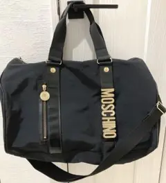 モスキーノ ボストンバッグ ブラック 黒