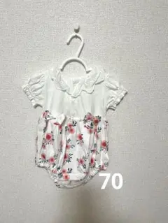 ロンパース 半袖 70 ベルメゾン