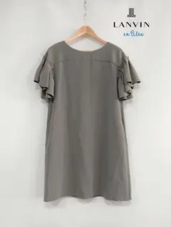 LANVIN en Bleu ワンピース ミニ ひざ丈 フリル 袖 パーティー