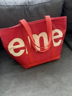 Supreme Raffia Tote Red シュプリーム