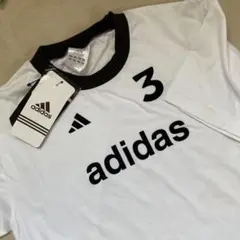 アディダス　adidas 半袖　Tシャツ　ロゴ入り　新品160