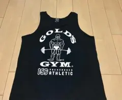ゴールドジム×100ATHLETIC タンクトップ　ブラック　Lサイズ