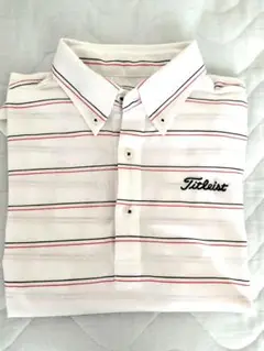 Titleist ストライプ ポロシャツ　M