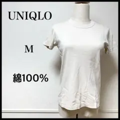 UNIQLO ユニクロ　M 半袖　クルーネックtシャツ　白