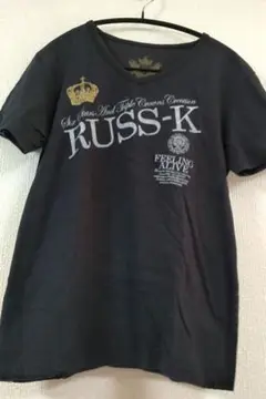 RUSS-K ダークグレー Tシャツ