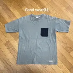 Good wear グッドウェアポケットTシャツ(L)