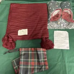 139-56 Grace Class ブランケット&スリッパ&巾着 未使用保管品