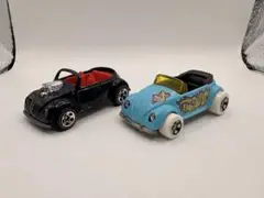 【希少】ホットウィール・フォルクスワーゲンビートル・コンバーチブル２色２台セット