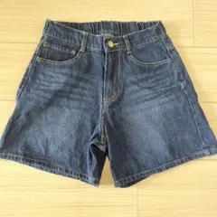 ダークブルー デニムショートパンツ Mサイズ