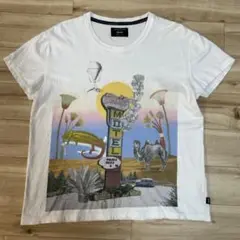 glamb グラフィックプリント Tシャツ ホワイト
