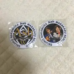 Ash DVD手渡しイベント 特典 缶バッヂ＆マグネット