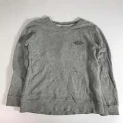 子供服130㎝ ロデオクラウンズトレーナー ロゴ スウェット グレーF1A257