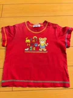 MIKI HOUSE 赤 Tシャツ 90サイズ