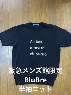 阪急メンズ館限定　Blu Bre 半袖ニット　サイズL Vandori
