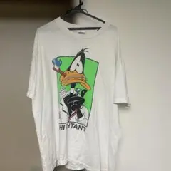 duffy duck tシャツ　ルーニーテューンズ　hanes