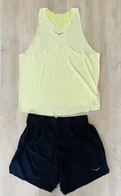 HOKA シングレット&パンツ 日本M 新品未使用