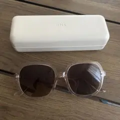 JINS クリアピンク スクエアサングラス