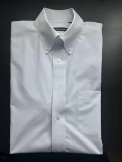 【美品】THE SUIT COMPANY 半袖ドレスシャツ S クリーニング済み