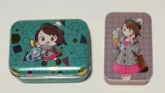 ポケットモンスター　ユウリ　主人公(女)　プチ缶　　スクエア缶　セット
