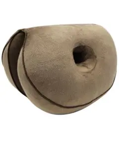 美尻クッション椅子用クッション ベーグルクッションコーヒー 45*31*10cm