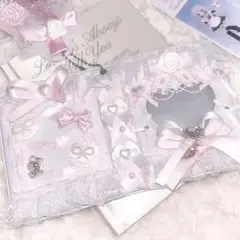 ♡ コレクトブック アルバム レースデコ 量産 地雷 バレエコア‪ ‪♡