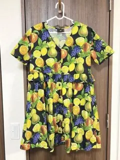 lazy oaf レイジーオーフ　ワンピース　チュニック　果物　フルーツ　総柄