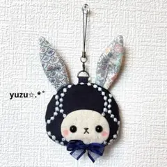 うさ頭巾ちゃん ⚮̈﻿ ハンドメイド ミナペルホネン リバティ ポーチ ぬいぐるみ