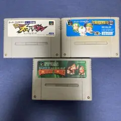 【SFC】スーパーファミコンソフト3本セット 大怪獣物語2、ドンキーコング他