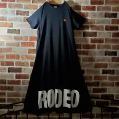 ロデオクラウンズ ロングワンピース アンダーロゴ ビッグロゴ 美品