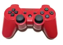 PS3 プレステ3 ワイヤレス コントローラー 純正 デュアルショック3 赤