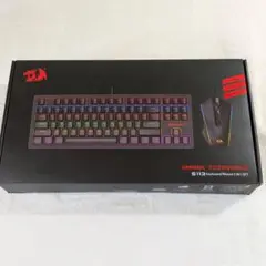 ⭐️新品⭐️REDRAGON S113 RGB ゲーミングキーボードマウス有線