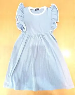 Urban Cherry 水色ノースリーブワンピース　110㎝