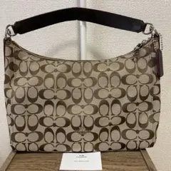極美品 coach/コーチ 肩掛け ショルダー バック シグネチャー