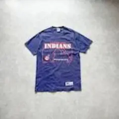【MLB/INDIANS】プリントTシャツ｜140サイズ｜キッズ古着