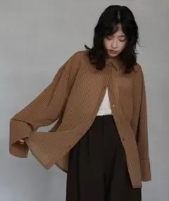 【新品未使用】hellam シアーアソートシャツ