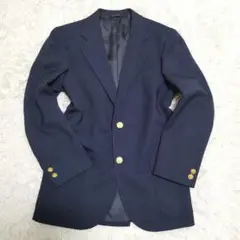 美品✨NEWYOKER 紺ブレザー テーラードジャケット 金ボタン 背抜き