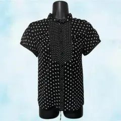 the hepstar　ヘップスター　ブラウス　ブラック　レディース　ドット