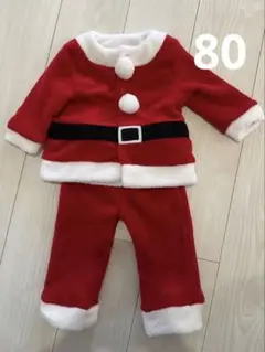 赤 サンタコスチューム 80