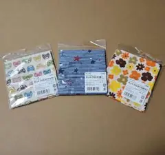 【即購入OK】カットクロス3点セット（車・★ストライプ・花柄）