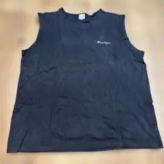 Champion ブラック ノースリーブ　SIZE 5L