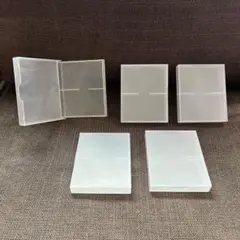 名刺・トレカケース 5個セット 半透明