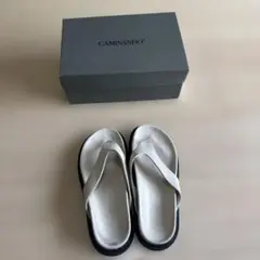 CAMINANDO 19800円　レザー　サンダル　アイボリー　サイズ8