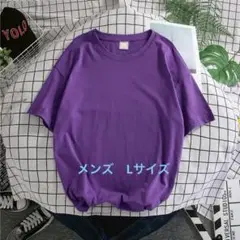 新品　半袖Tシャツ　薄手　Lサイズ　紫