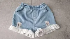 フリル付きショートパンツ　130㎝