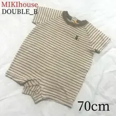 MIKIHOUSE DOUBLE.B 半袖 ロンパース ベビー 70