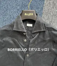 【美品】BORRIELLO （ボリエッロ）リネンシャツ38 M相当